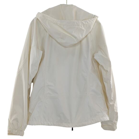 Koppen Spring White Jacket Windbreaker Coat Size Medium - Picture 6 of 11